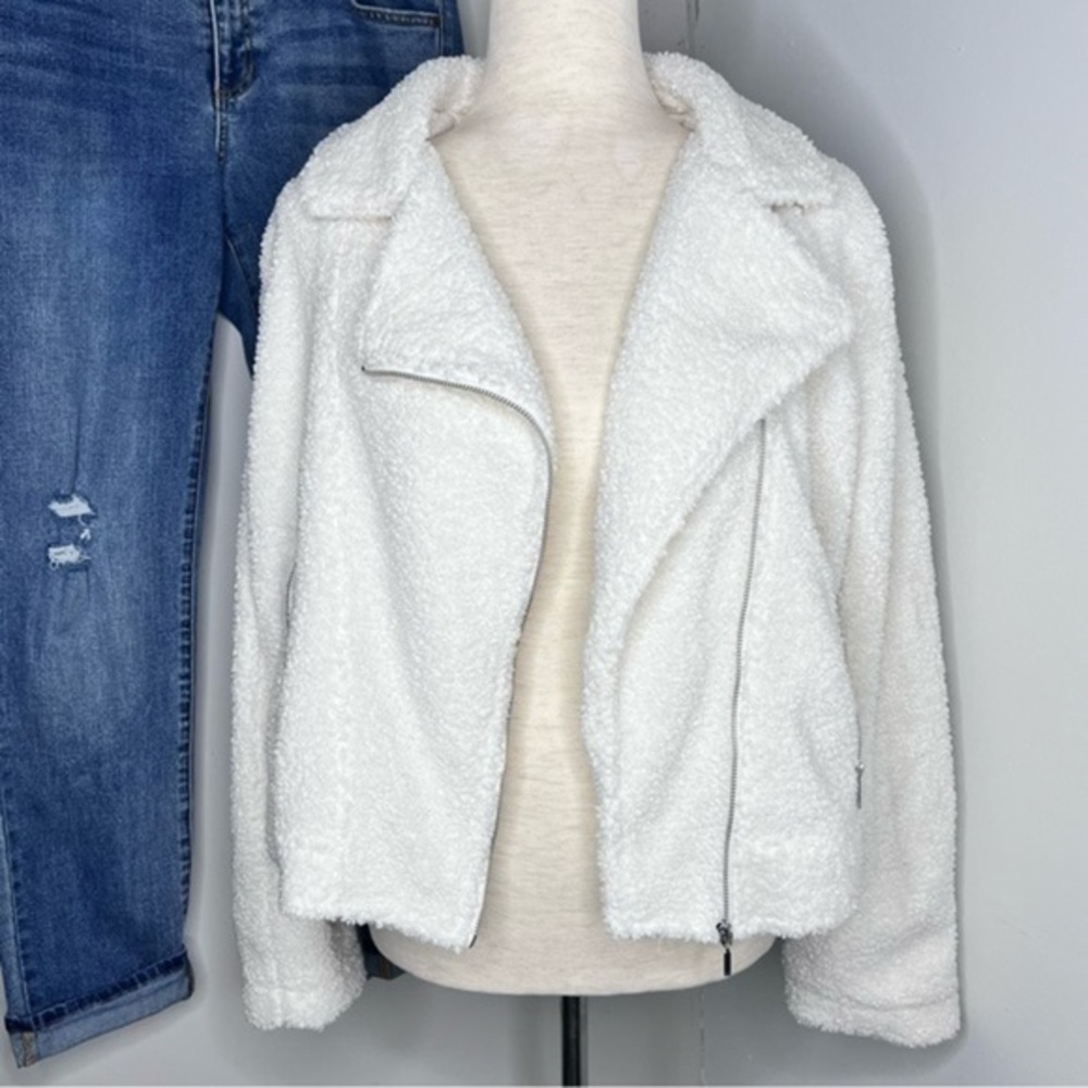 adyson parker Sherpa Moto Jacket size Large